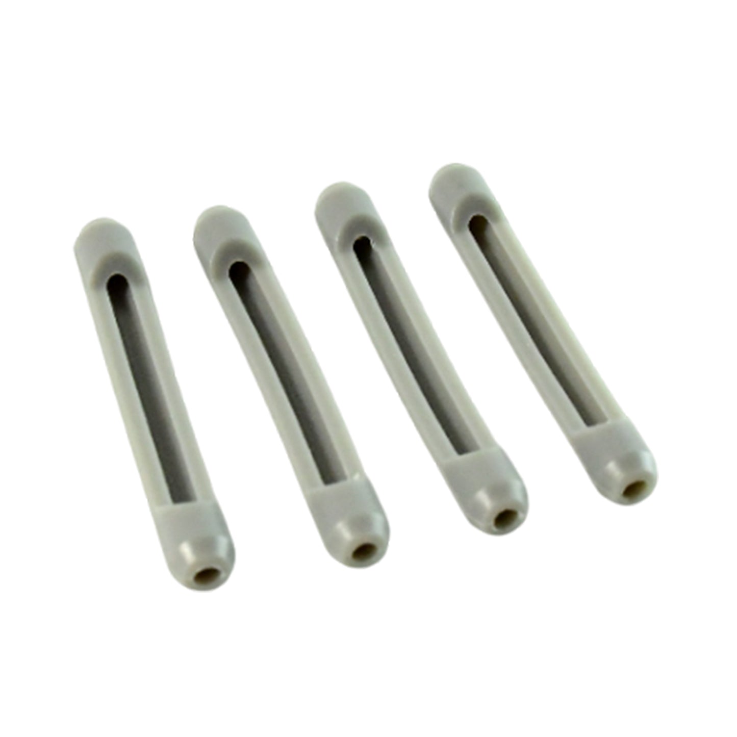 Set of four Wukusy anti-slip eyeglass temple tip sleeves, soft silicone covers for comfortable, secure glasses fit.