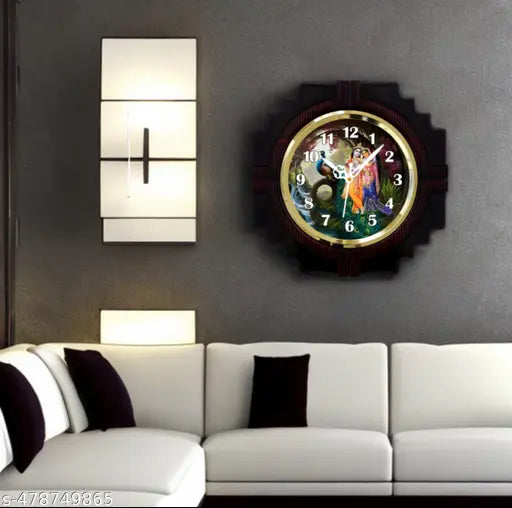 Modern wall clock by 13069 featuring a sleek design with clear hour and minute hands and a minimalist face.