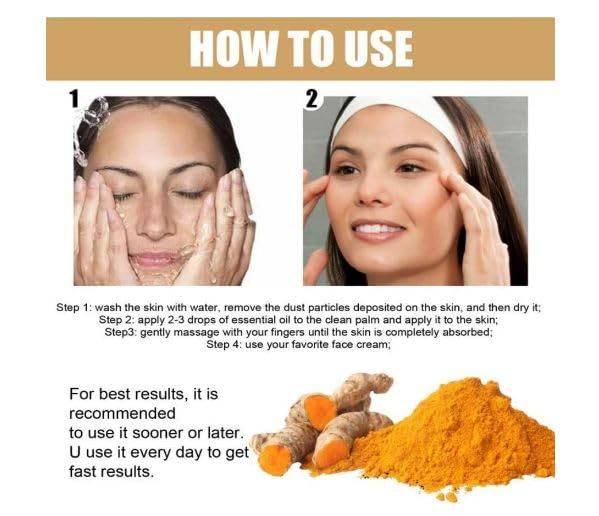 Two bottles of 1361 Face Turmeric Serum Oil for facial skin, showing the packaging of this natural skincare serum.