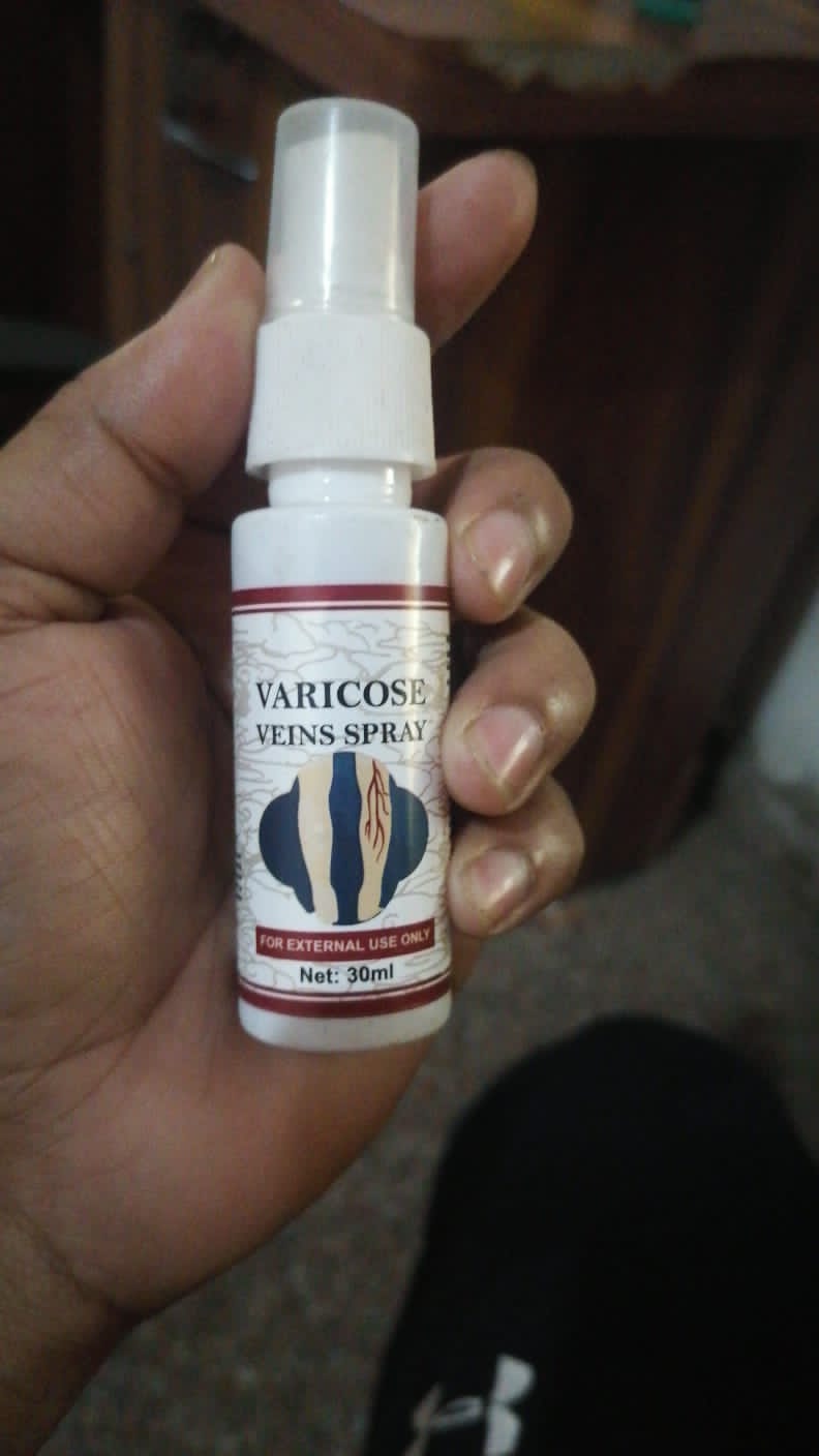 Two 1361 varicose veins spray bottles, part of stretch marks and scar creams and oils pack, designed to reduce vein appearance.