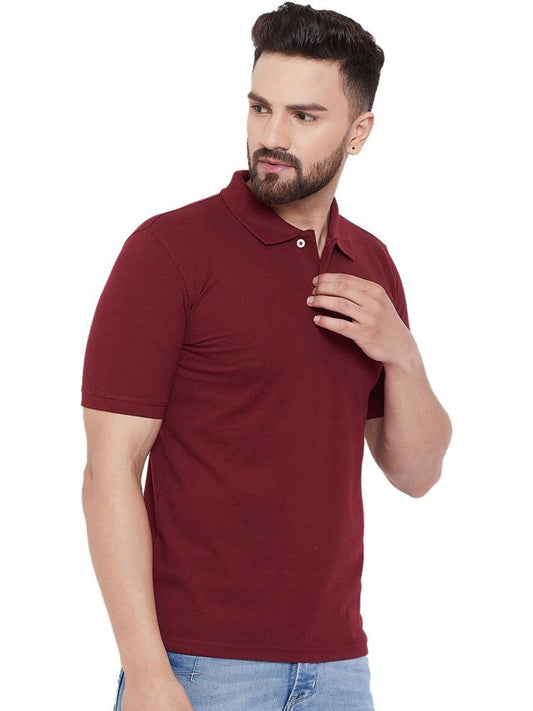 Set of three men's Ketex cotton blend half-sleeve polo T-shirts in multicolor, size 2XL, casual and comfortable.