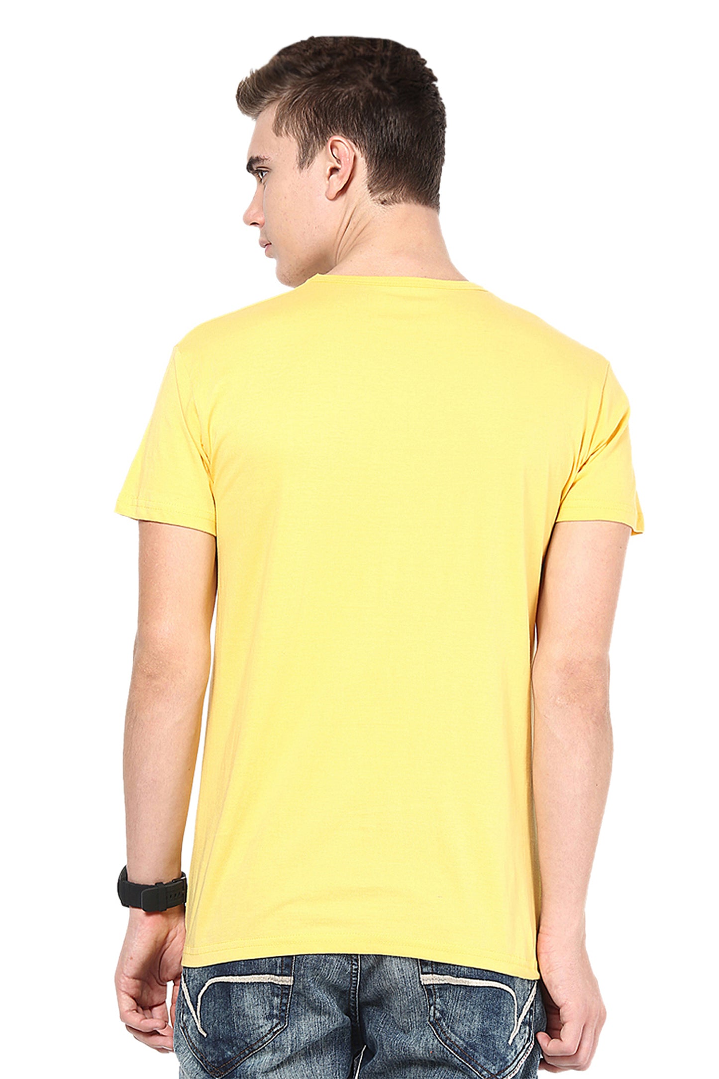 Set of three multicolor Ketex men's polyester blend Dri Fit round neck T-shirts, 2XL size, casual athletic style.