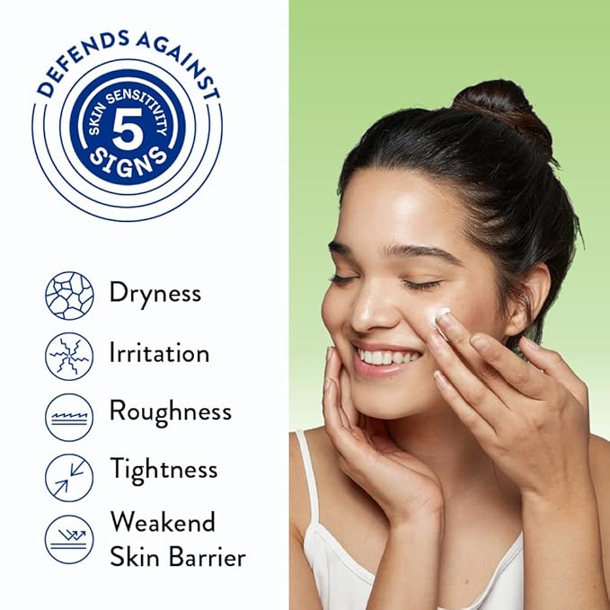 Cetaphil Moisturizing Lotion for normal to combination sensitive skin in a white bottle with a pump dispenser.