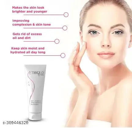 Ethi-Glo Face Wash Pack of 1, a face primer product with a sleek packaging design, featuring the 15924 brand logo.