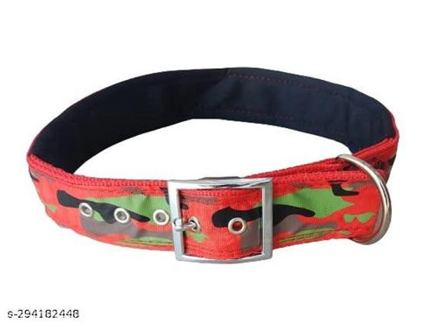 Multicolor 1-inch pet neck collar belt from 15929, designed for pets, featuring a comfortable and adjustable fit.