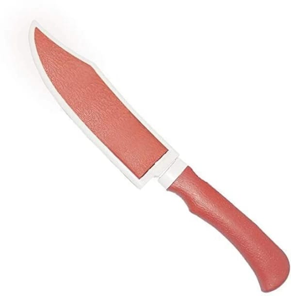 Silver stainless steel kitchen knife from the Ak Ultimate 1 Pc set, featuring a sharp blade and ergonomic handle.