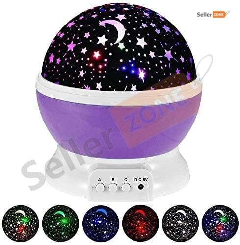 Star Moon Night Light Diwali lights by 18052, featuring a glowing star and moon design, perfect for festive home décor.