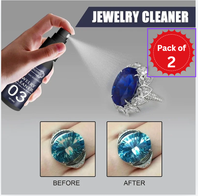 18051 Jewelry Cleaner Spray pack of 2, easy-to-use cleaning gels for jewelry, featuring a convenient spray application.