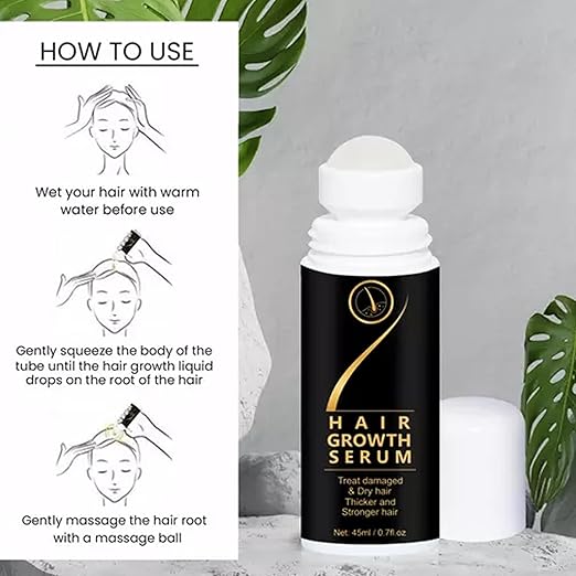 18277 Hair Growth Serum Hair Spray for damaged, dry hair, promoting thicker, stronger hair with natural shine.