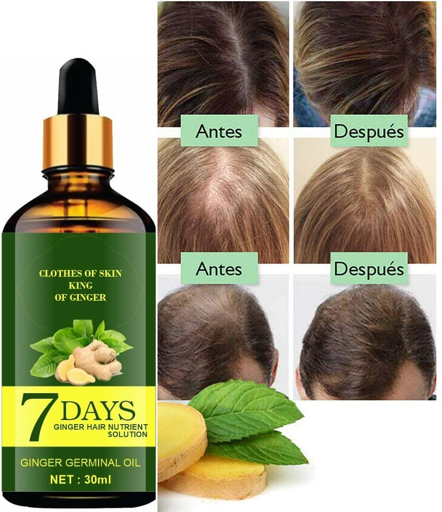 5912 Ginger & Chamomile Hair Oil pack of 2, natural hair treatment with soothing ginger and chamomile extracts.