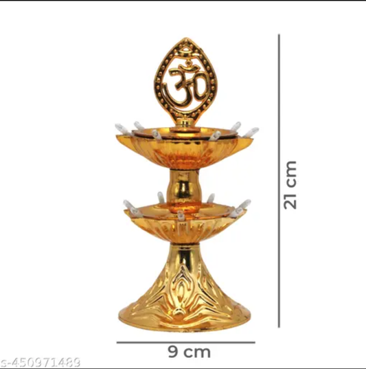 Decorative diya for Diwali, featuring intricate design and glowing light, perfect for Diwali decorations and home decor.