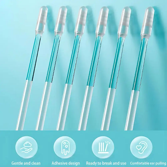 Reusable sticky ear swabs from Quick Clean in a compact package, designed for safe and eco-friendly ear cleaning.