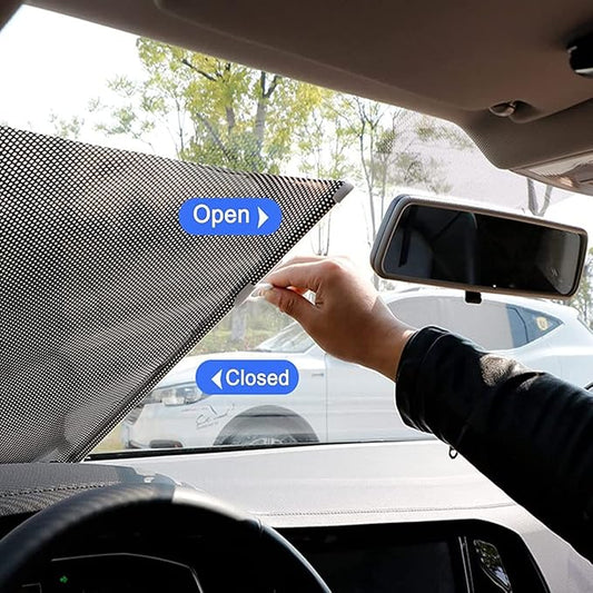 Multicolor universal fit magnetic car side window privacy sunshade and curtain for car covers by 18052