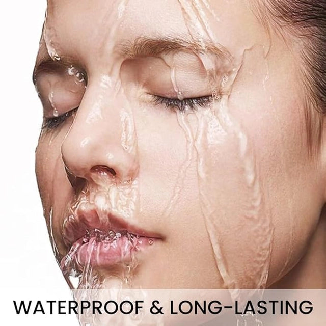 Two waterproof microblading eyebrow pencils with micro fork tip applicators in a pack, designed for precise eyebrow enhancement.