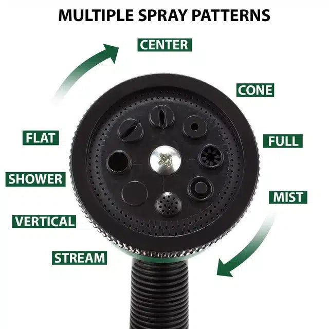 Green 18875 garden sprayer water spray gun for outdoor watering and plant care, with adjustable spray settings.