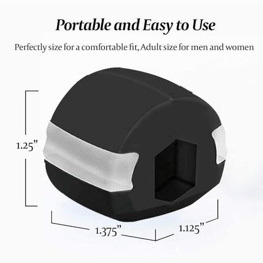 Jawline exerciser tool for men and women, face and neck toning strap to define jawline, sculpt, and reduce double chin.