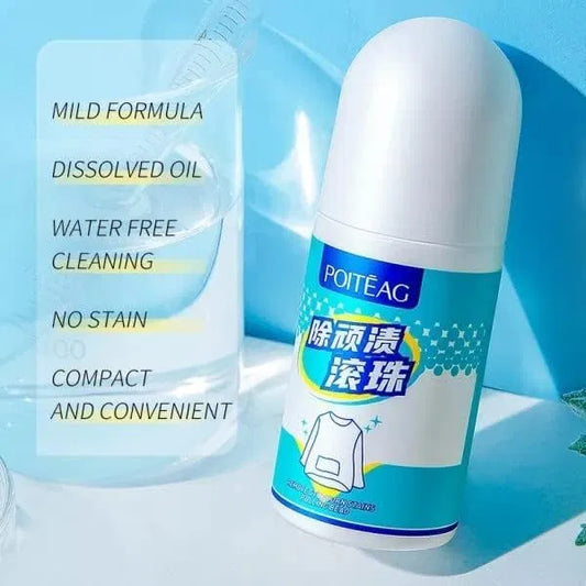 Clothes instant stain remover roll-on pen by 19357, portable no-wash stain removal stick for quick clothing stain cleanup.