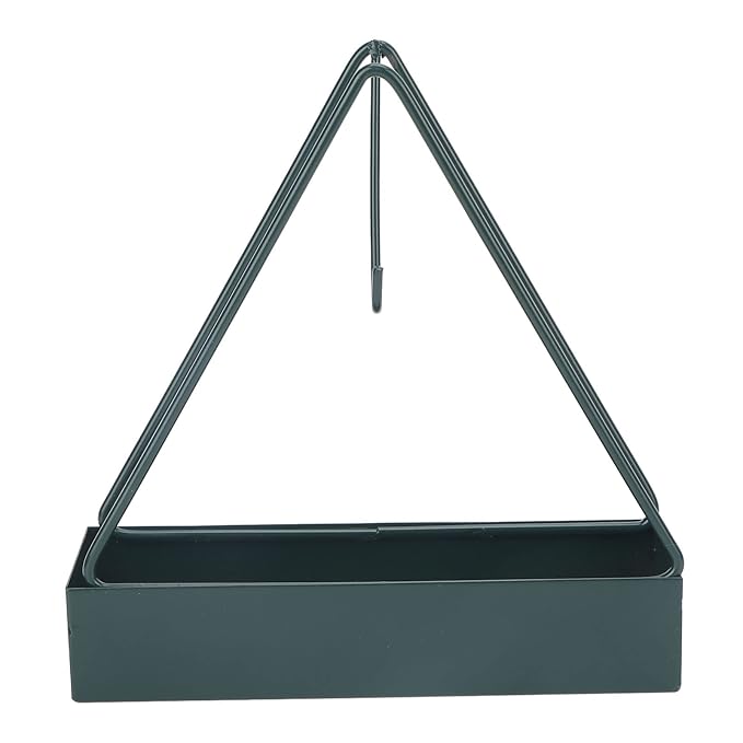 Triangular-shaped iron mosquito incense holder by 19357, designed for mosquito coils and fire prevention in beauty salons.