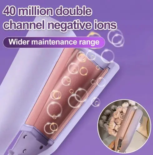 Professional French Egg Roll Hair Curling Iron by 19378, showcasing a curling iron with a sleek design for creating stylish curls.