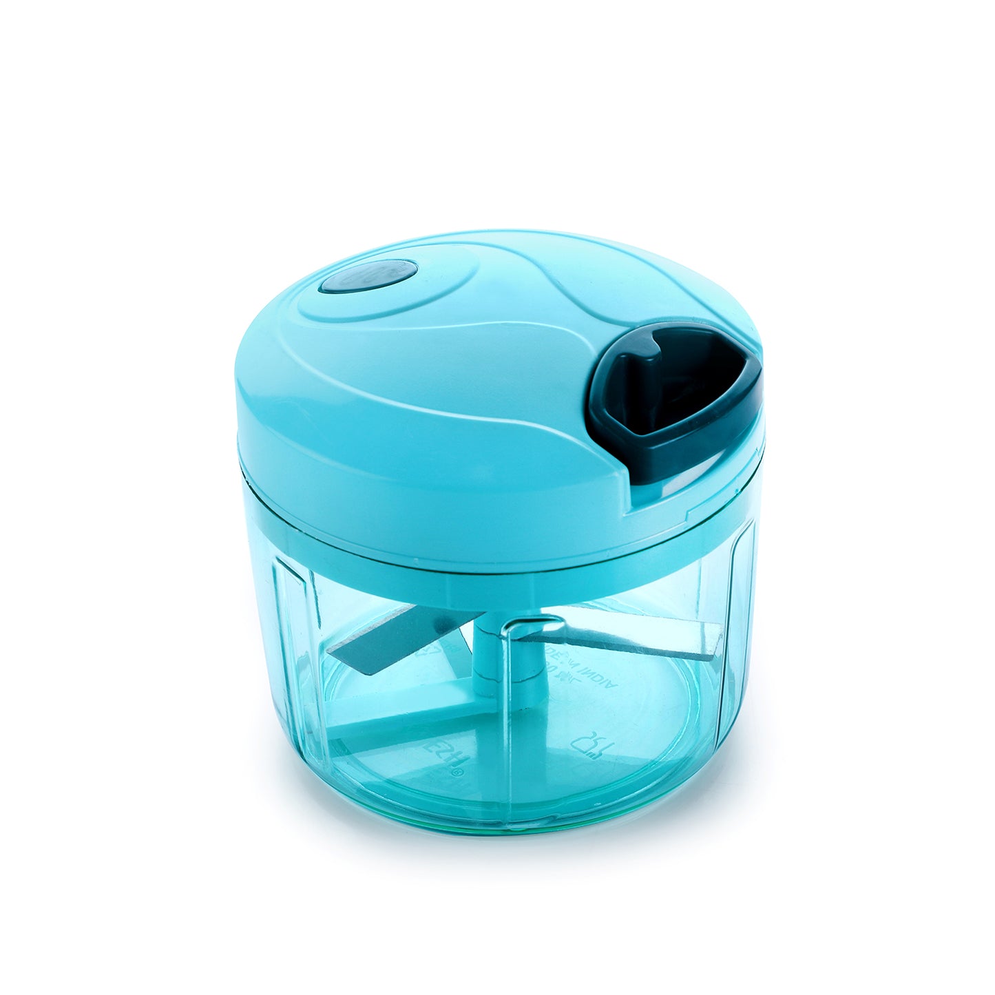 Wukusy 8105 Ganesh Quick Vegetable Chopper with 725ml capacity, compact kitchen tool for chopping vegetables efficiently.
