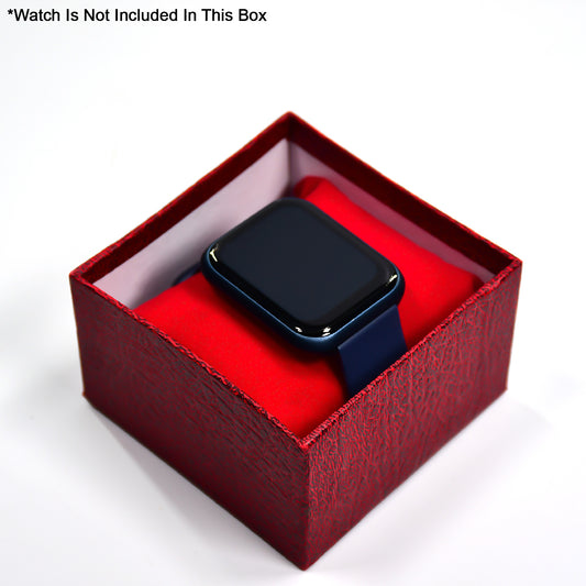 Wukusy 1823 cardboard watch box for single watch display, with protective interior and compact design for gift presentation.