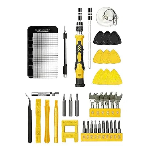 22927 screwdriver repair tool kit with case, includes various screwdrivers and hand tools for home and electronic repairs.