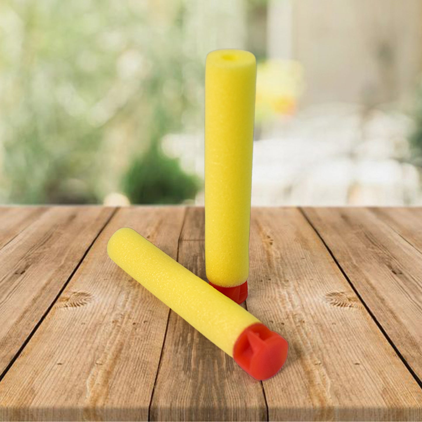 Set of 20 Wukusy refill bullet darts with soft round heads for kids' toy blasters, ideal for safe play and target practice.
