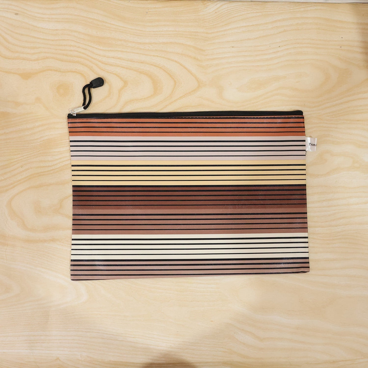 Zipper Document Pouch Waterproof A4 File Organizer For Office School