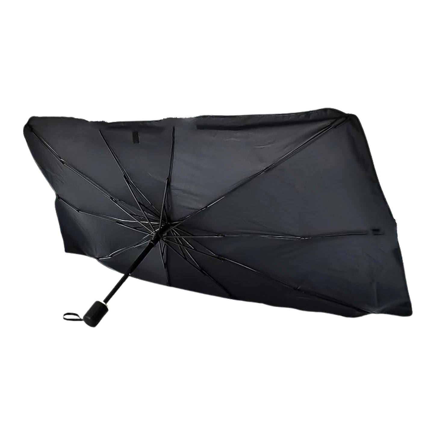 Wukusy windshield umbrella sun shade cover for car, lightweight and foldable, providing UV protection and heat reduction.
