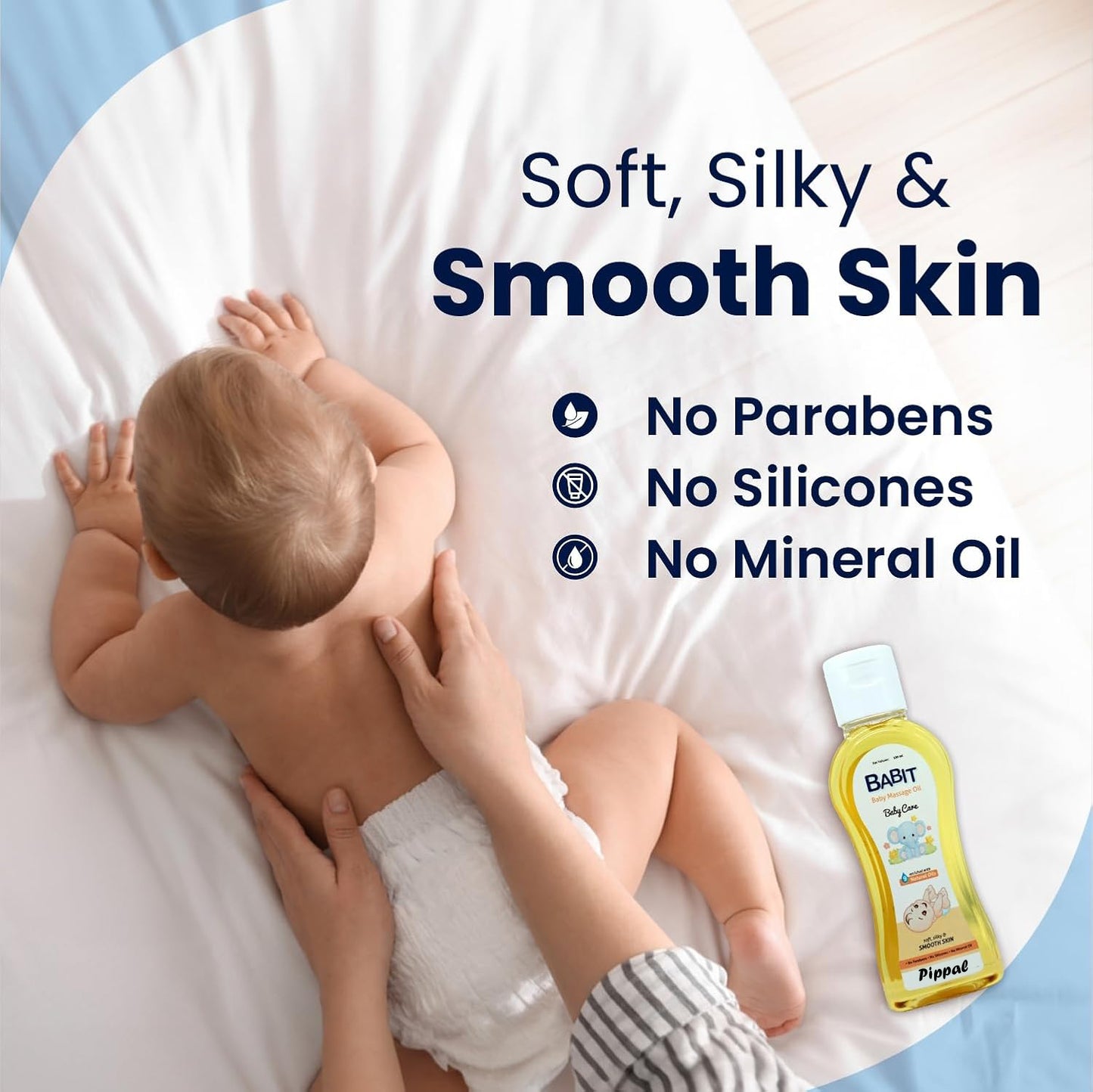 Babit's Soothing Baby 100ml stretch marks and scar cream in a white tube, designed for gentle skin care and healing.