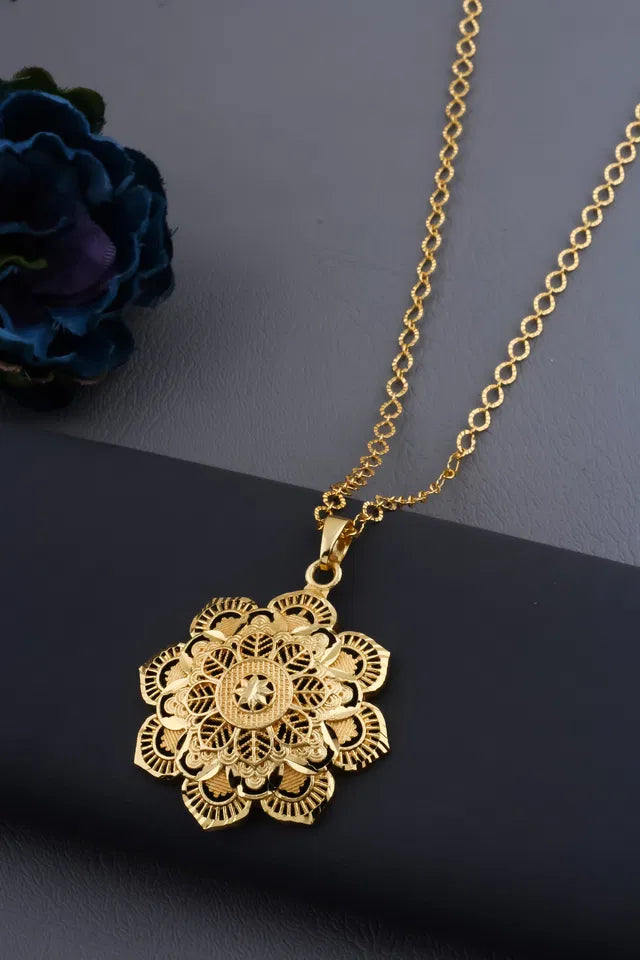 Gold Mangalsutra for women featuring a stylish 24-inch gold chain and classic long design, perfect for traditional and modern looks.