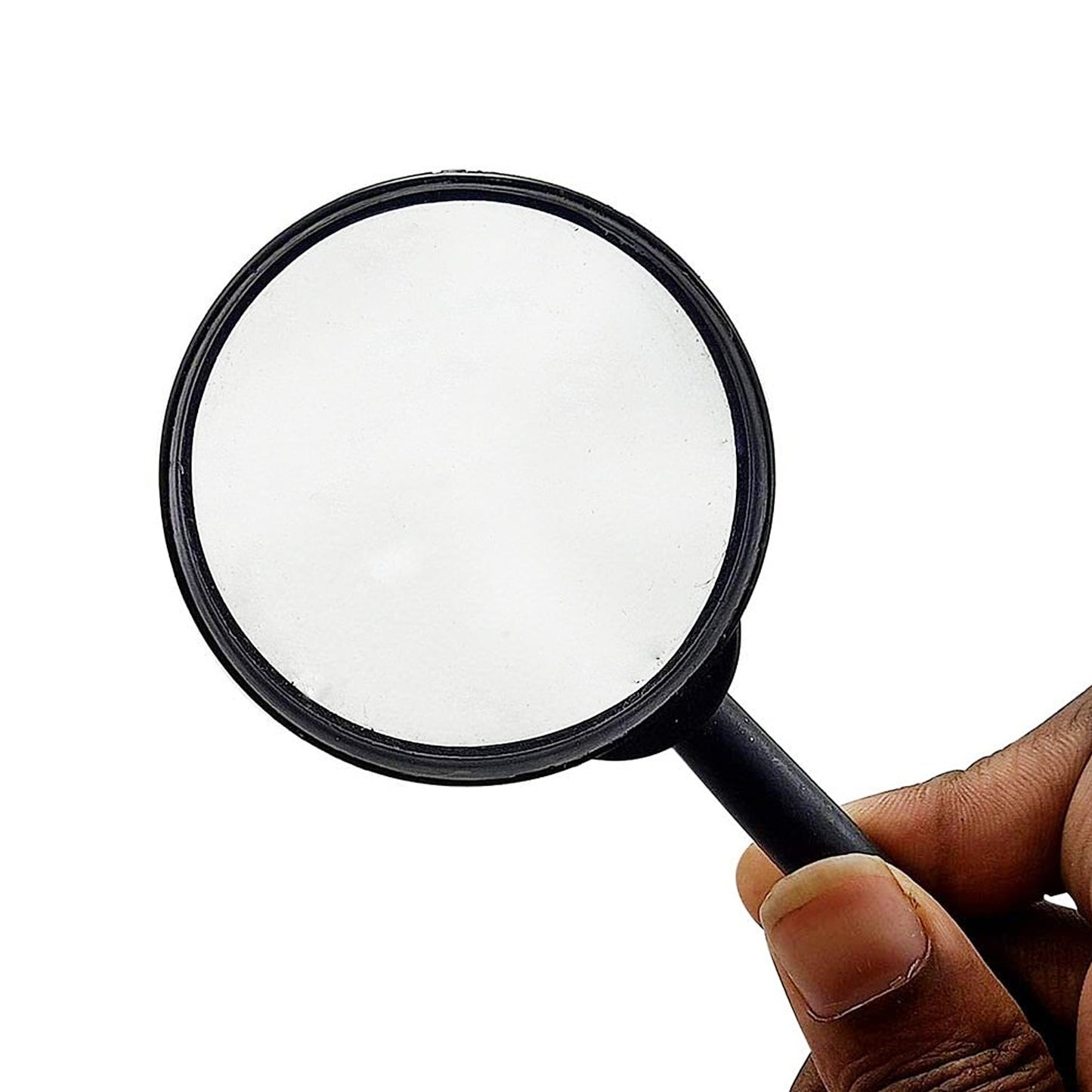Wukusy 9144 magnifying glass set with 75mm and 50mm real glass lenses, double-sided, break-proof, ideal for reading and home improvement.