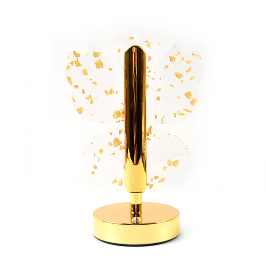 Luxury golden crystal LED table lamp by Wukusy, featuring elegant design and warm lighting for sophisticated home decor.