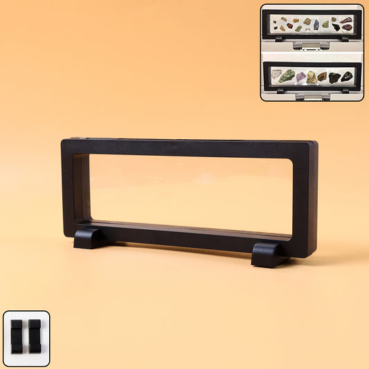 Clear jewelry display box from Wukusy, 23x9 cm, ideal for organizing and showcasing necklaces, rings, and bracelets.