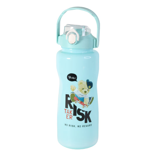 Wukusy Risk Taker printed water bottle set with 2000ml, 900ml, and 300ml bottles, ideal for home improvement and hydration.