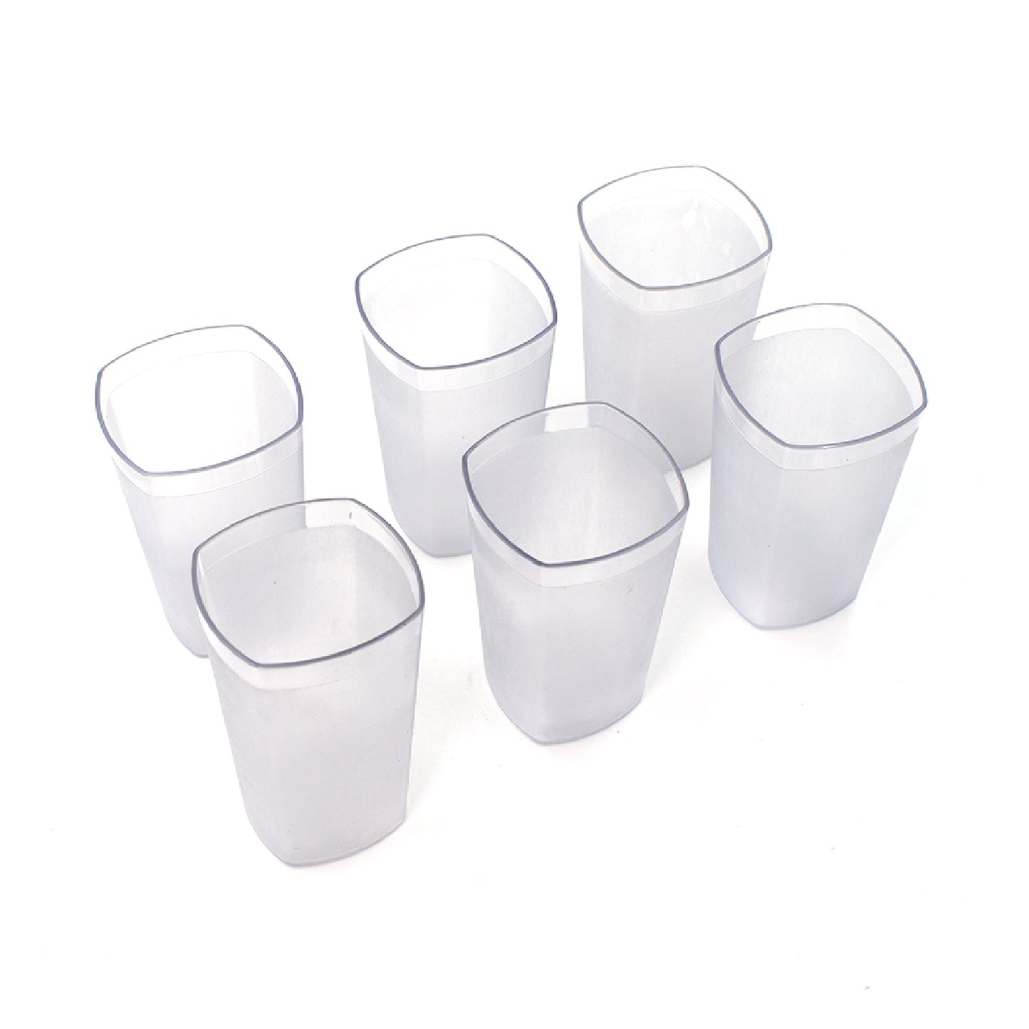Set of six Wukusy Ganesh Decent Glasses, 350ml each, with intricate Ganesh designs, perfect for elegant beverage serving.