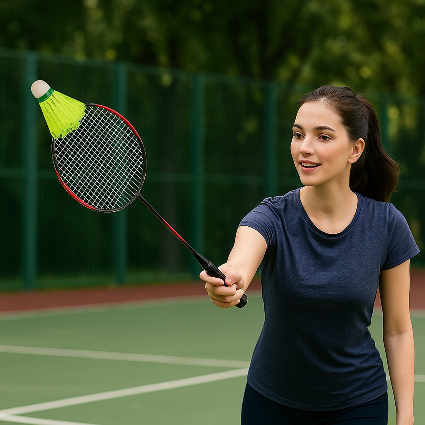 Wukusy premium plastic badminton shuttlecock set with 10 durable shuttles for outdoor sports and casual play.