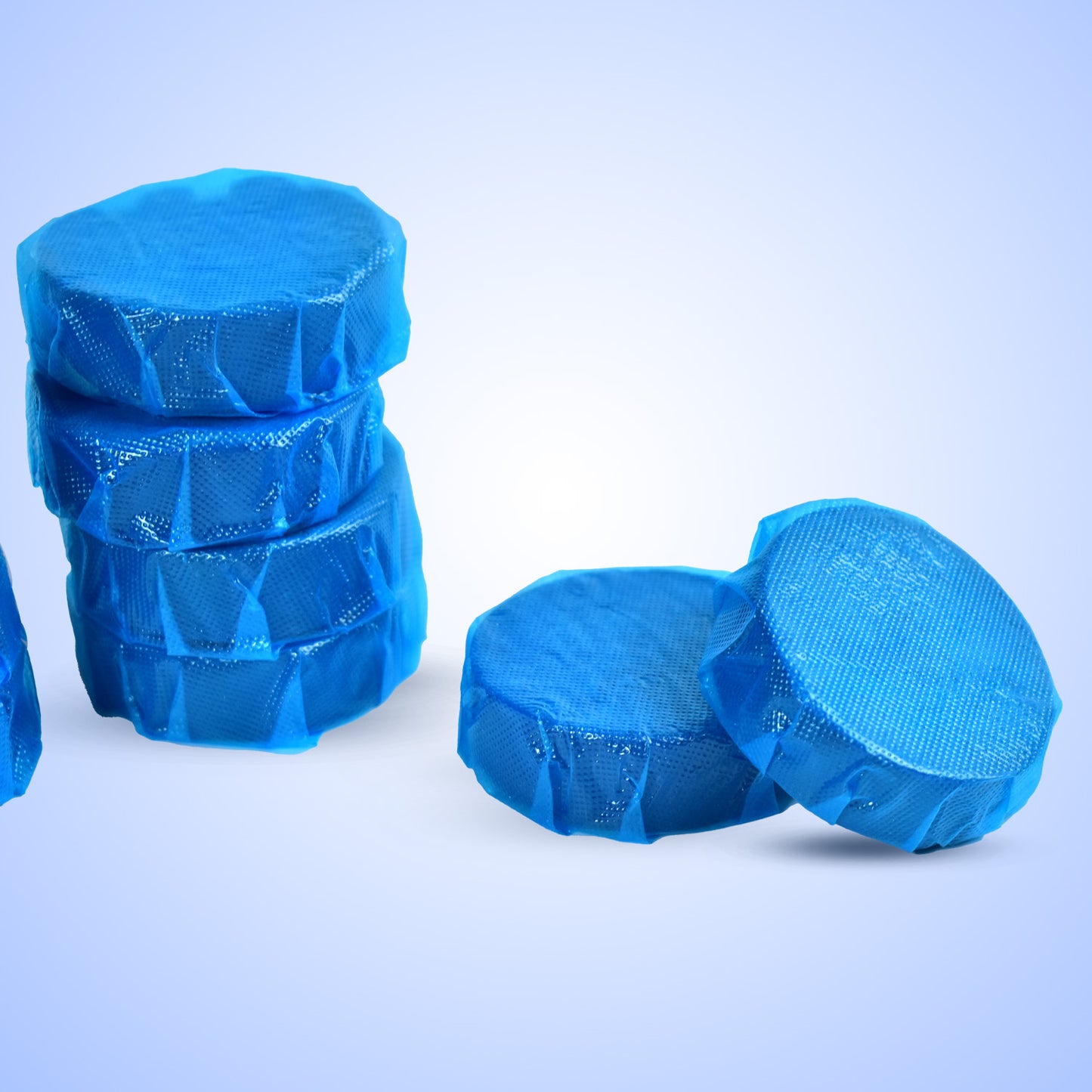 Wukusy 1247 Blue Bubble Toilet Bowring accessories for toilet cleaning, durable and powerful decontamination for bathroom hygiene.