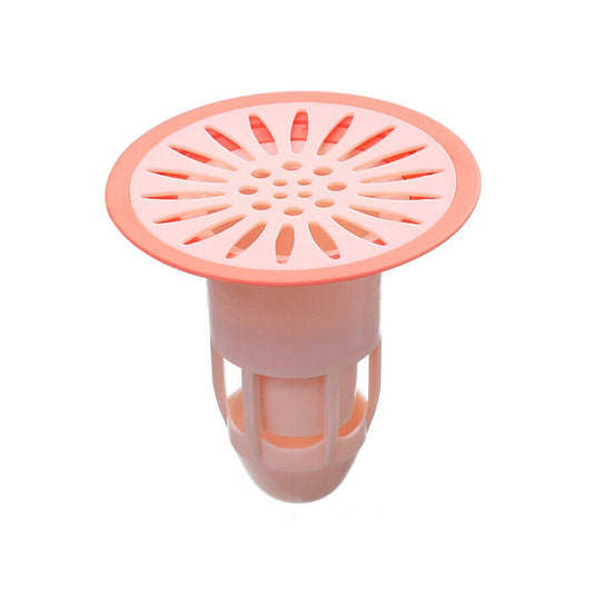 Wukusy silicone deodorant floor drain stopper with insectproof hair trap, anti-odor, for kitchen, bathroom, and toilet drainage.