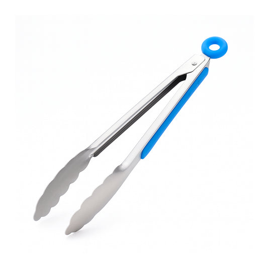 Wukusy Supermom premium stainless steel chef serving tong for kitchen use, with a sleek handle and sturdy construction.