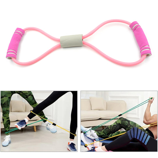 Wukusy 8415 Sport Resistance Loop Band for yoga, fitness, and strength training, made of durable rubber for workout exercises.
