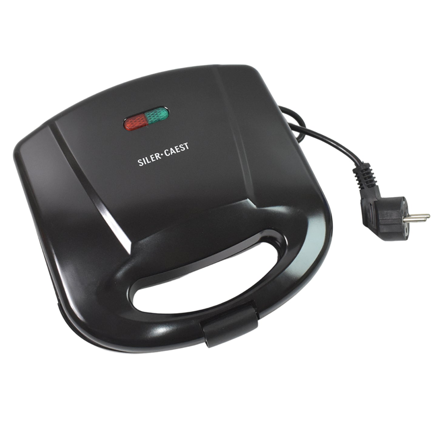 Wukusy 2819 sandwich maker with non-stick plates, indicator lights, compact design for easy home kitchen use
