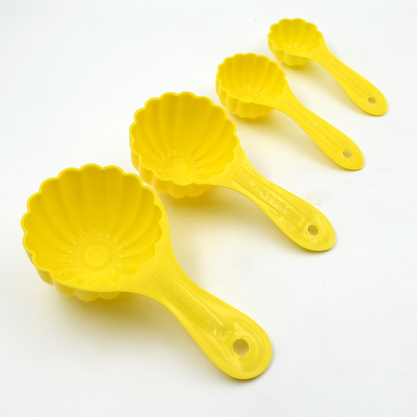 Wukusy plastic kitchen ladoo mould set with four spoons for making various ladoos, plastic kitchen tool for home cooking.