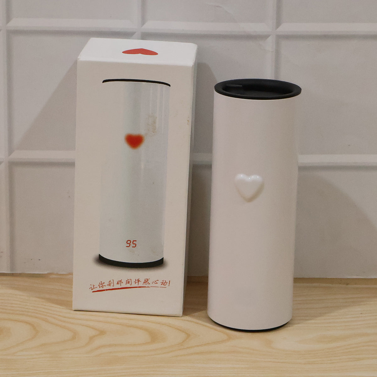 Temperature Display Travel Tumbler Smart Insulated Water Bottle
