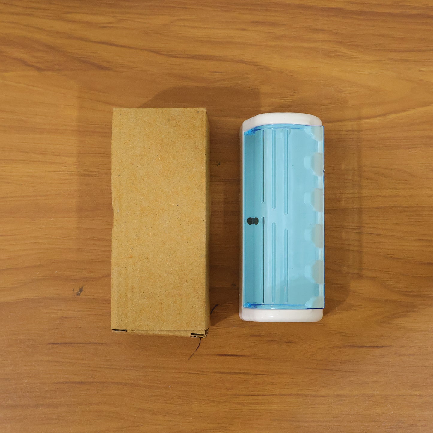 Wall mounted Wukusy toothbrush holder with protective cover, featuring a sleek design and secure wall attachment.
