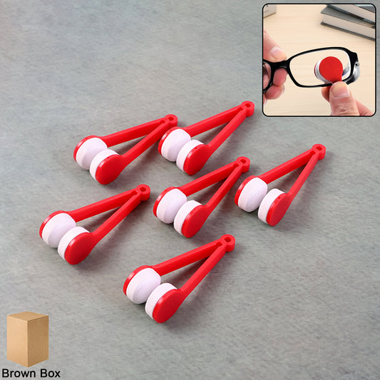 Wukusy portable eyeglass and sunglass lens cleaner tools, set of 6, compact and easy-to-use optical cleaning accessories.
