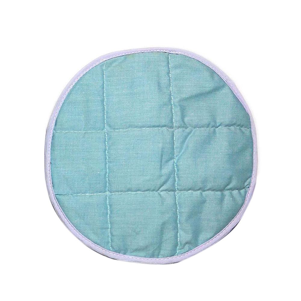 Wukusy 2272 round hygienic rotichapati print design cover for home and kitchen use, featuring colorful decorative pattern.