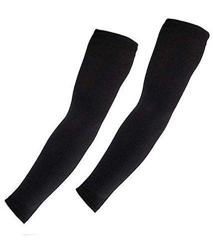 Wukusy 1358 multipurpose all-weather arm sleeves for sports and outdoor activities, shown on a person in outdoor setting