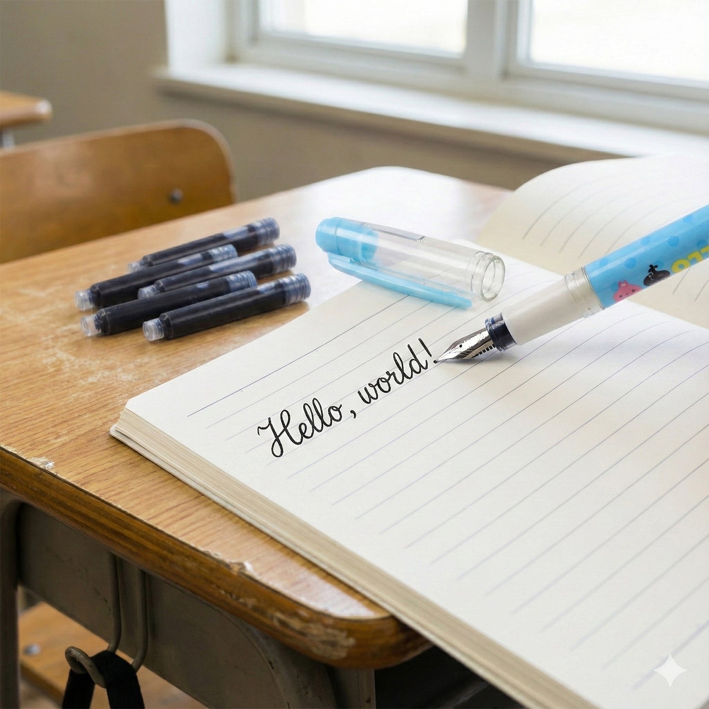 Set of Wukusy cute cartoon liquid ink pens featuring colorful, playful designs perfect for writing and drawing enthusiasts.
