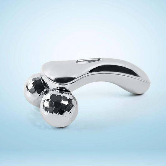 Wukusy 8358 360-degree facial roller for face lifting, skin tightening, improving blood circulation, and reducing puffiness.